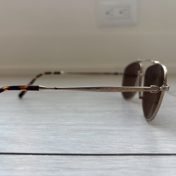 Matsuda Gold Aviator Sunglasses - Picture 6 of 14